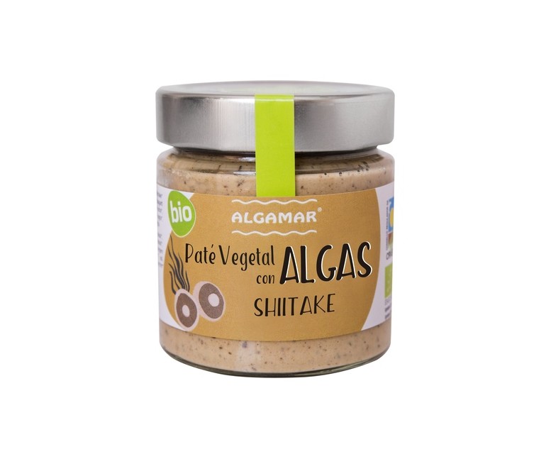 Paté vegetal con algas y shiitake 180 g Algamar