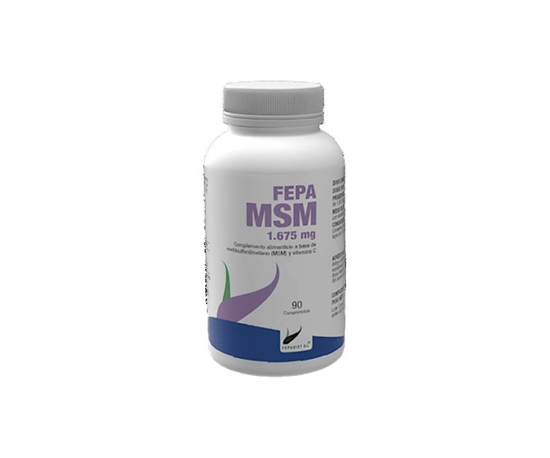MSM + vitamina C 90 cápsulas de 1675mg Fepa