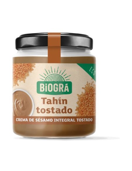 Tahín Tostado Sin Sal Bio 200 g Biográ