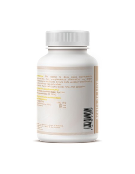 Aceite de Lino 110 perlas de 710mg Sotya