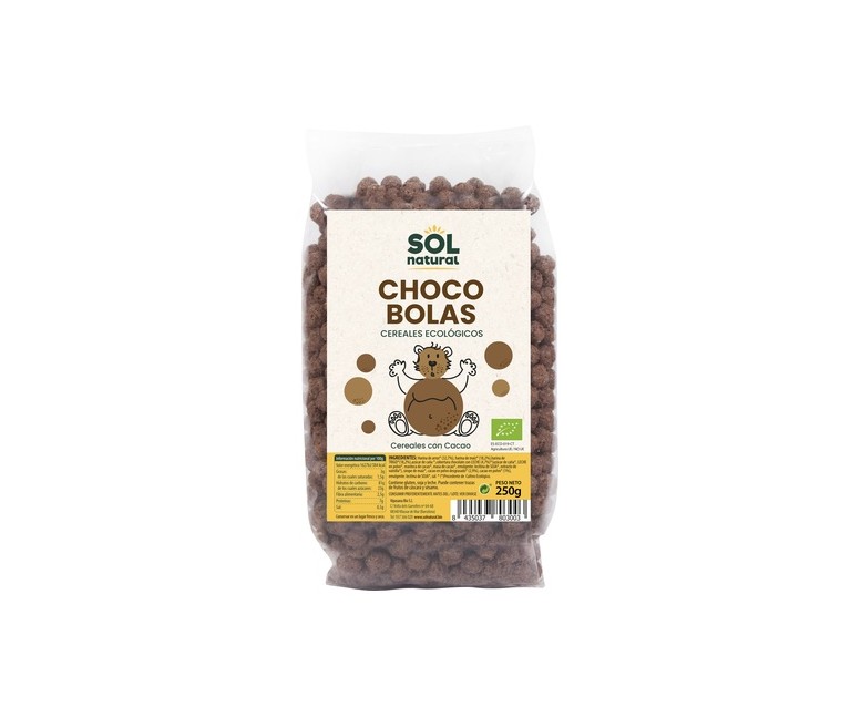 Cereales choco bolas Bio 250 g Sol Natural