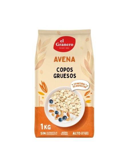 Copos de Avena Integral 1 kg El Granero Integral
