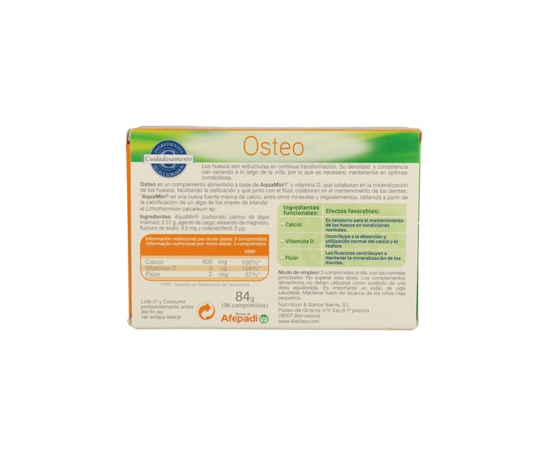 Osteo 96 comprimidos Dietisa