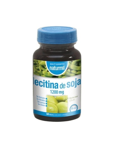 Lecitina de Soja 60 perlas de 1200mg Naturmil