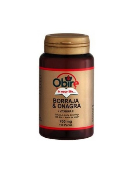 Borraja y Onagra 110 perlas de 500mg Obire