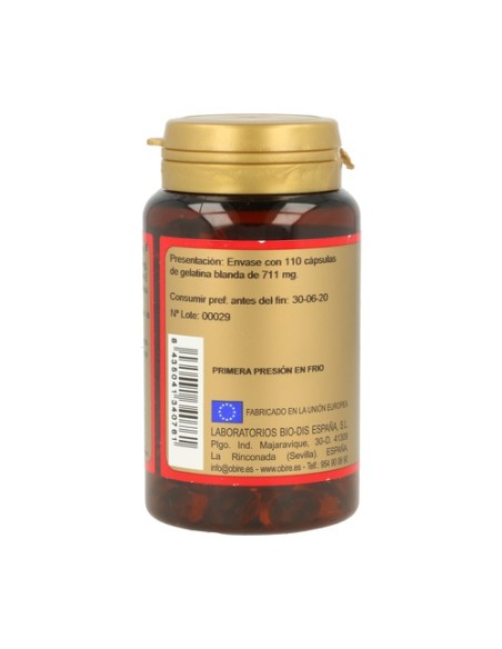 Borraja y Onagra 110 perlas de 500mg Obire
