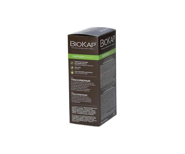 Tinte Nutricolor Delicato Negro Natural 1.0 140 ml (Negro) Biokap
