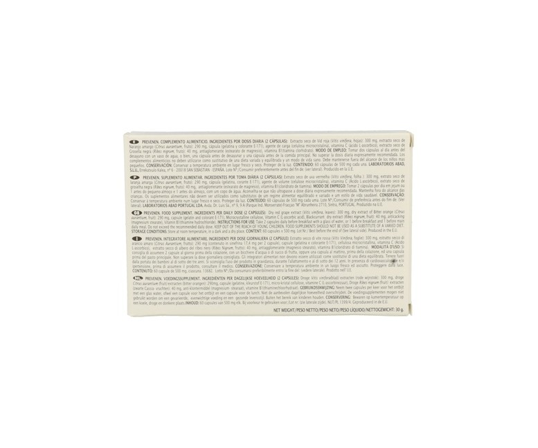Prevenen Varices y Hemorroides 60 cápsulas Abad