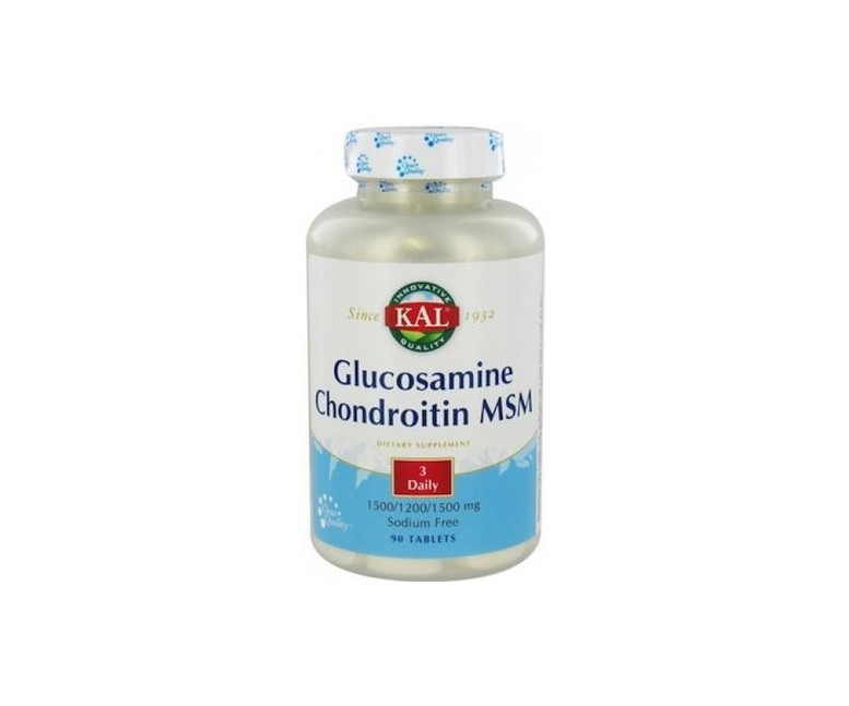 Glucosamina Chondroitin MSM 90 tabletas Kal