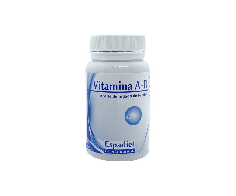 Vitamina A+D (Aceite Higado de Bacalao) 100 perlas Espadiet