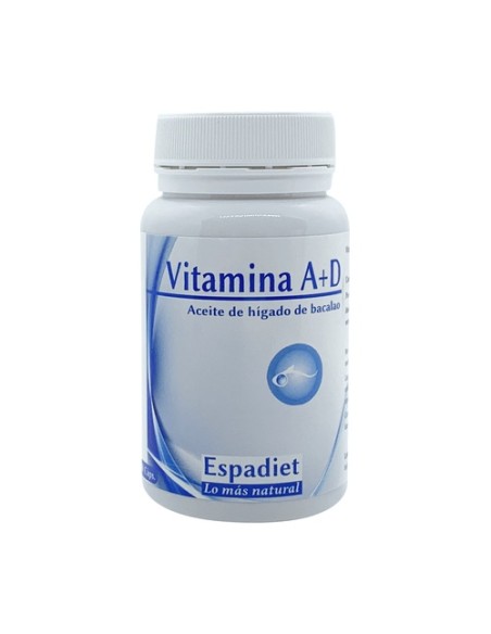 Vitamina A+D (Aceite Higado de Bacalao) 100 perlas Espadiet