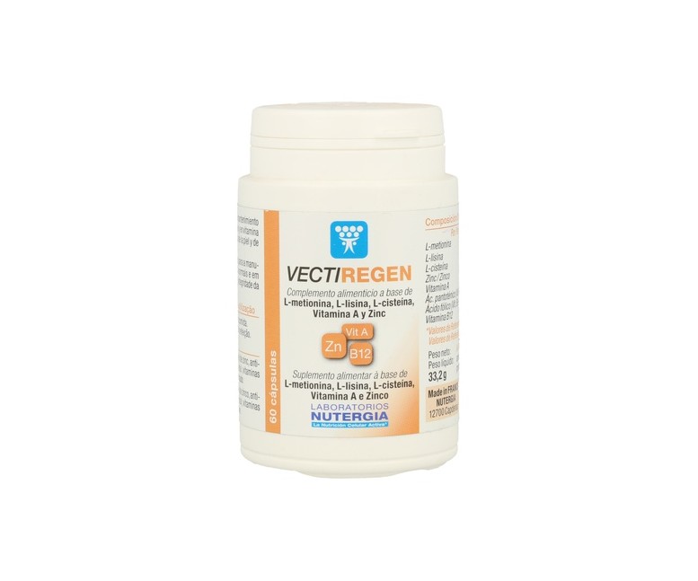 Vectiregen cabello, piel y uñas 60 cápsulas Nutergia