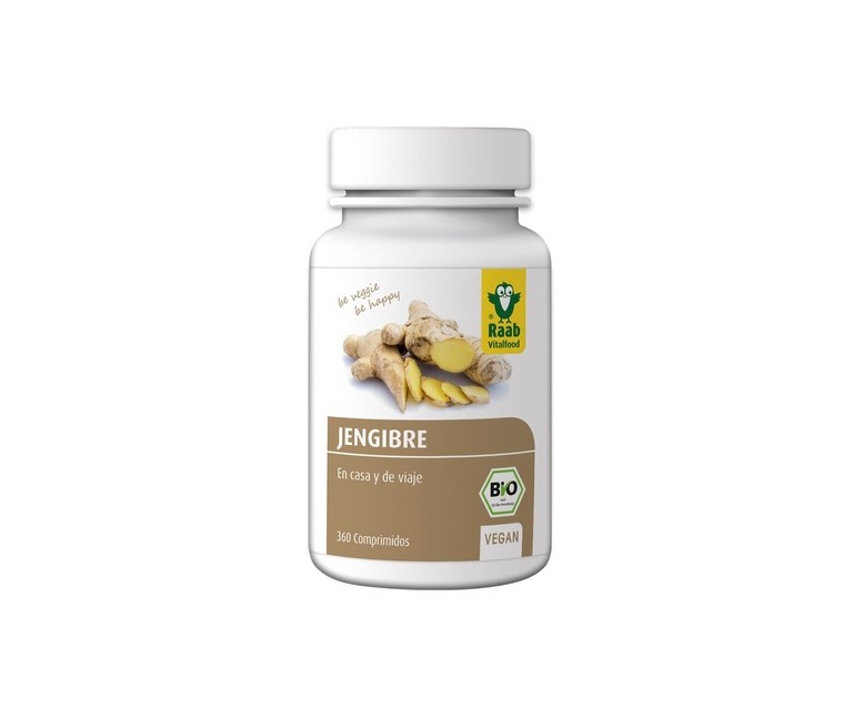 Jengibre bio adaptógeno 360 comprimidos de 250 mg Raab