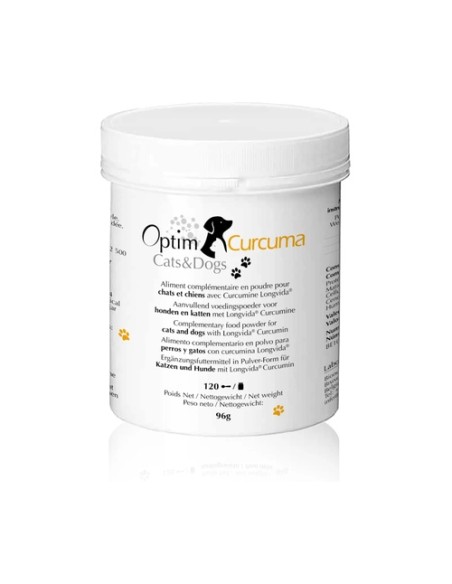 Optim Cúrcuma perros y gatos 96 g de polvo Optim Laboratoire