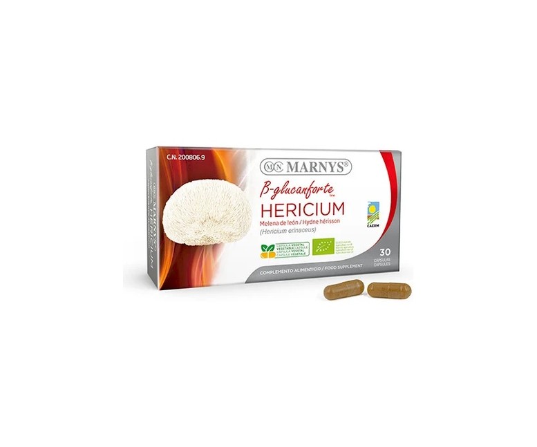 Hericium melena de león bio 30 cápsulas de 400mg MARNYS®