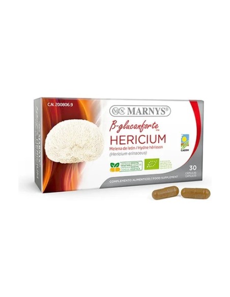Hericium melena de león bio 30 cápsulas de 400mg MARNYS®