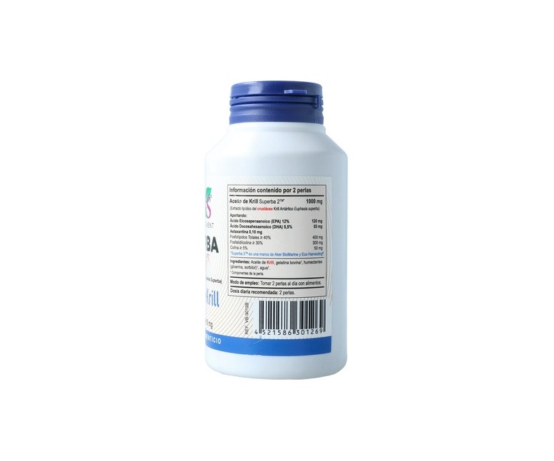 Aceite de Krill (Superba 2) 120 perlas de 618mg Vbyotics