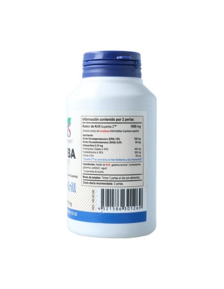 Aceite de Krill (Superba 2) 120 perlas de 618mg Vbyotics