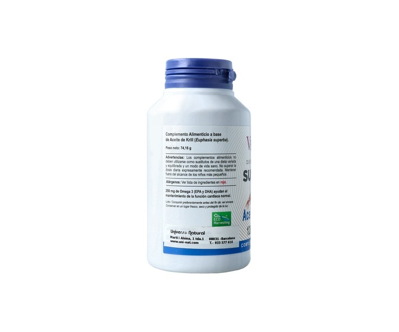 Aceite de Krill (Superba 2) 120 perlas de 618mg Vbyotics