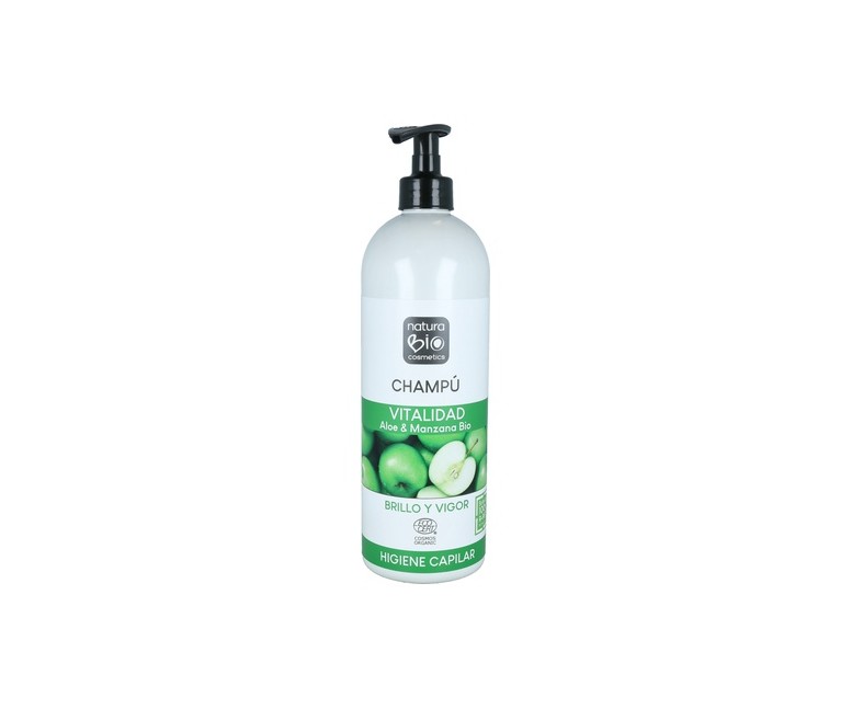 Champú Vitalidad Aloe Vera y Manzana Bio 740 ml NaturaBIO Cosmetics