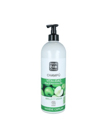 Champú Vitalidad Aloe Vera y Manzana Bio 740 ml NaturaBIO Cosmetics