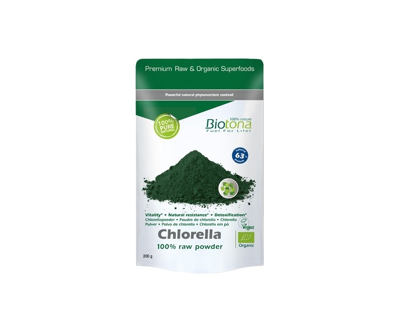 Chlorella 200 g de polvo Biotona