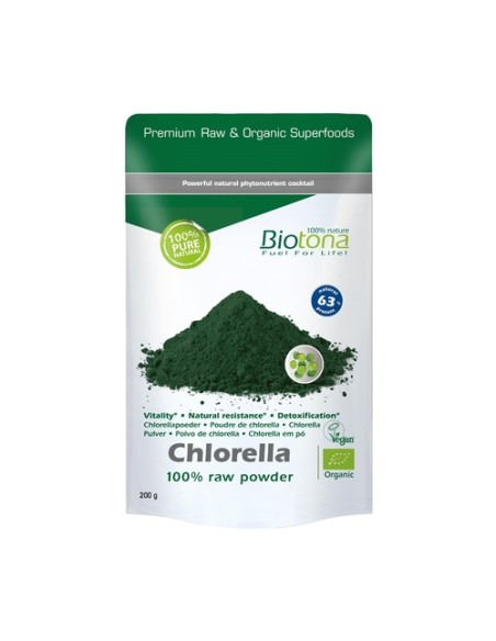 Chlorella 200 g de polvo Biotona