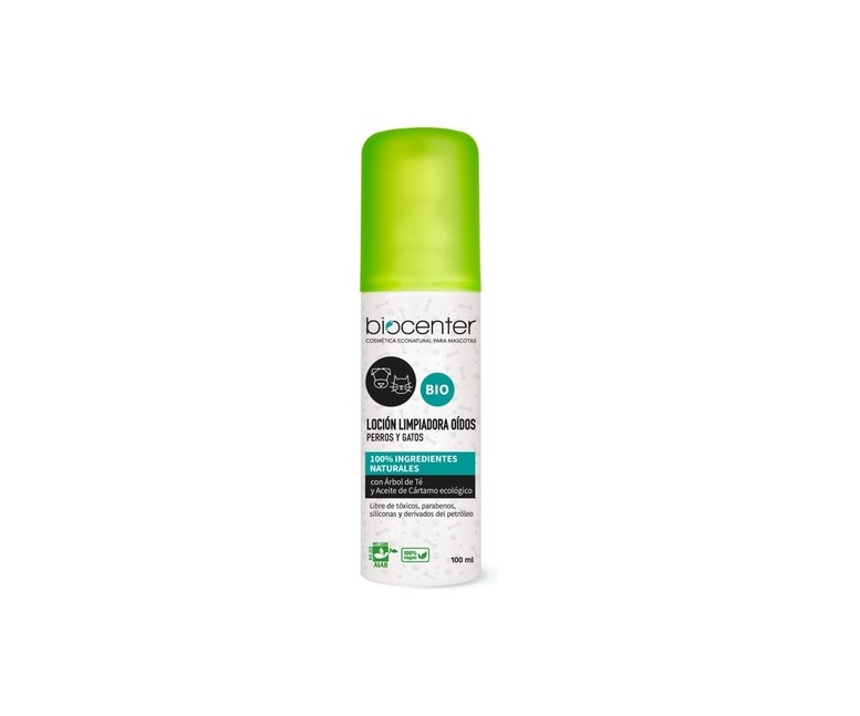 Limpiador de oídos para perros y gatos 100 ml Biocenter