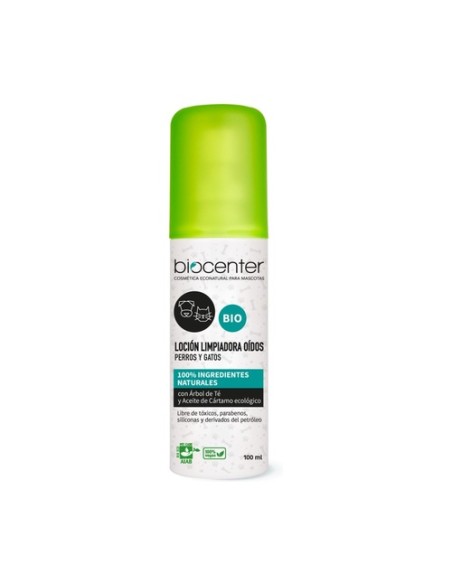 Limpiador de oídos para perros y gatos 100 ml Biocenter