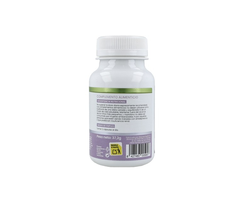 5HTP con B6, Biotina, Mg, GABA, Rhodiola 60 cápsulas de 620mg Sotya