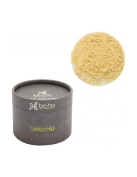 Polvos sueltos mineral 04 amarillo translúcido 10 g de polvo Boho
