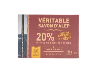 Jabón pastilla de alepo 20%