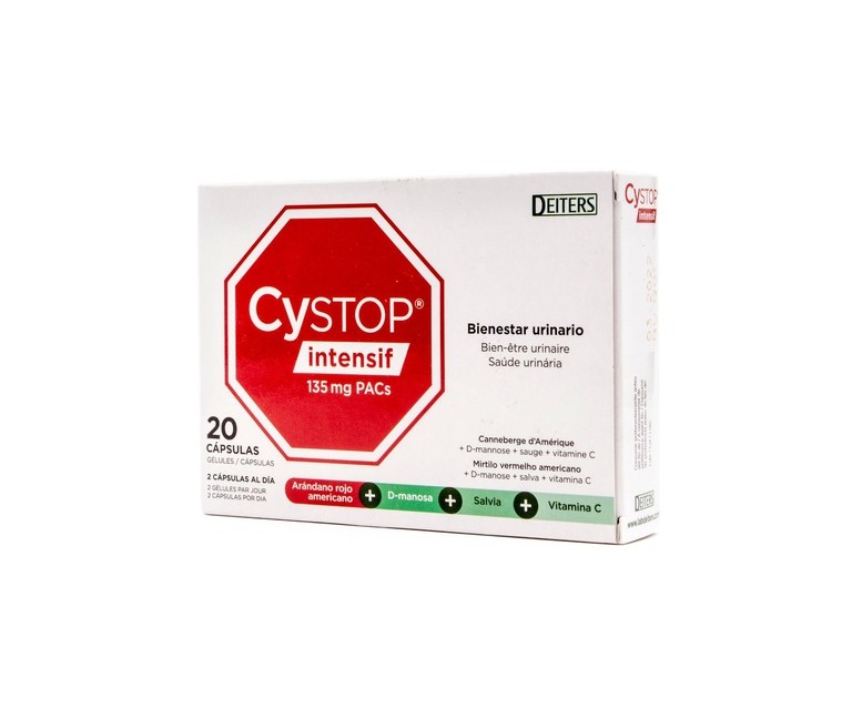 Cystop Intensif Arándano Rojo 20 cápsulas de 135mg Deiters