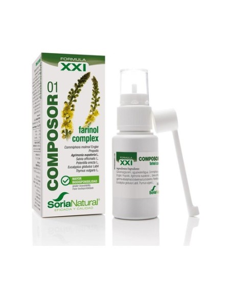 Composor 01 Farinol Complex 30 ml Soria Natural