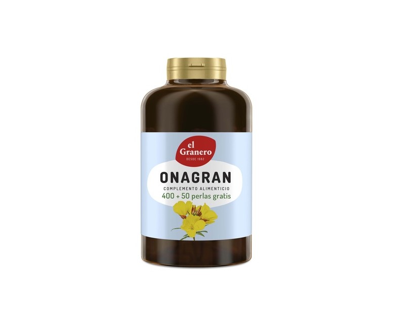 Onagran Aceite de Onagra 450 perlas El Granero Integral