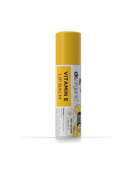 Bálsamo labial orgánico con Vitamina E 5,7 g Dr. Organic