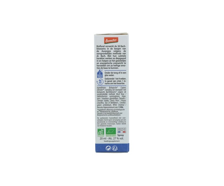 Rescue Remedy Noche Spray 20 ml de elixir floral Biofloral