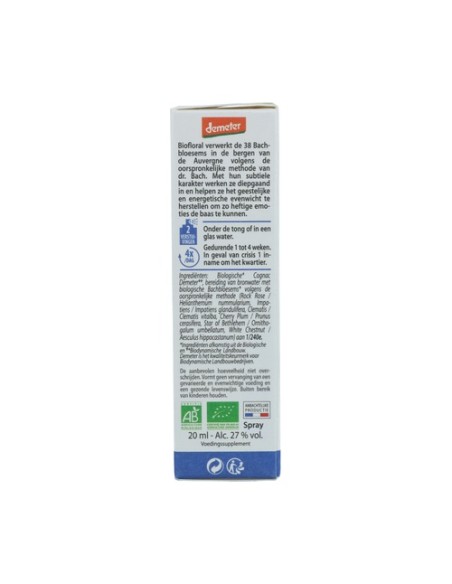 Rescue Remedy Noche Spray 20 ml de elixir floral Biofloral