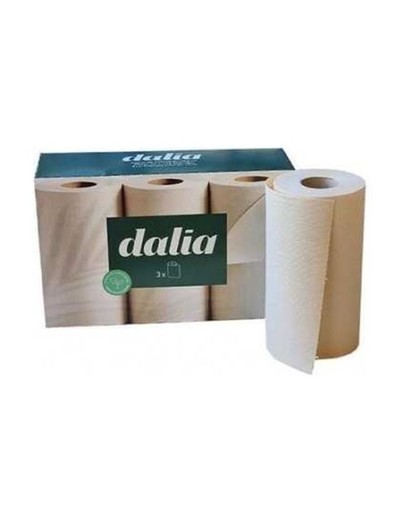 Papel de cocina sin blanquear Bio 3 unidades Dalia