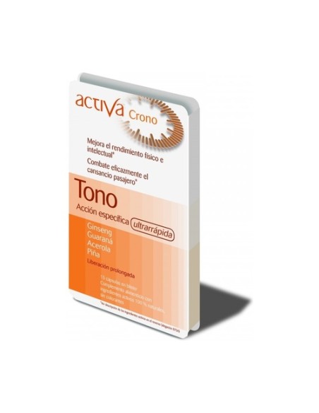 Crono tono 15 cápsulas vegetales Activa