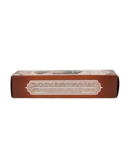 Henna colorante en pasta Castaño oscuro 200 ml (Castaño oscuro) Radhe Shyam