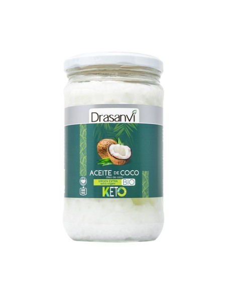 Aceite coco virgen bio keto 500 ml de aceite Drasanvi