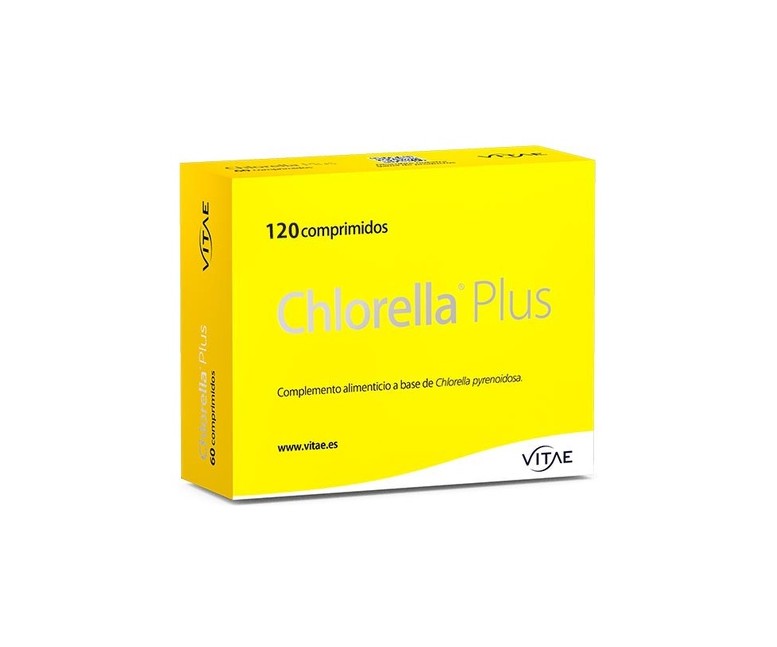 Chlorella Plus 120 comprimidos de 1000mg Vitae