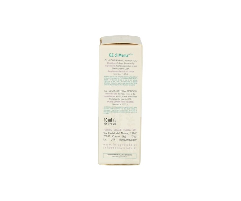 Quinta Esencia Menta 10 ml Forza Vitale