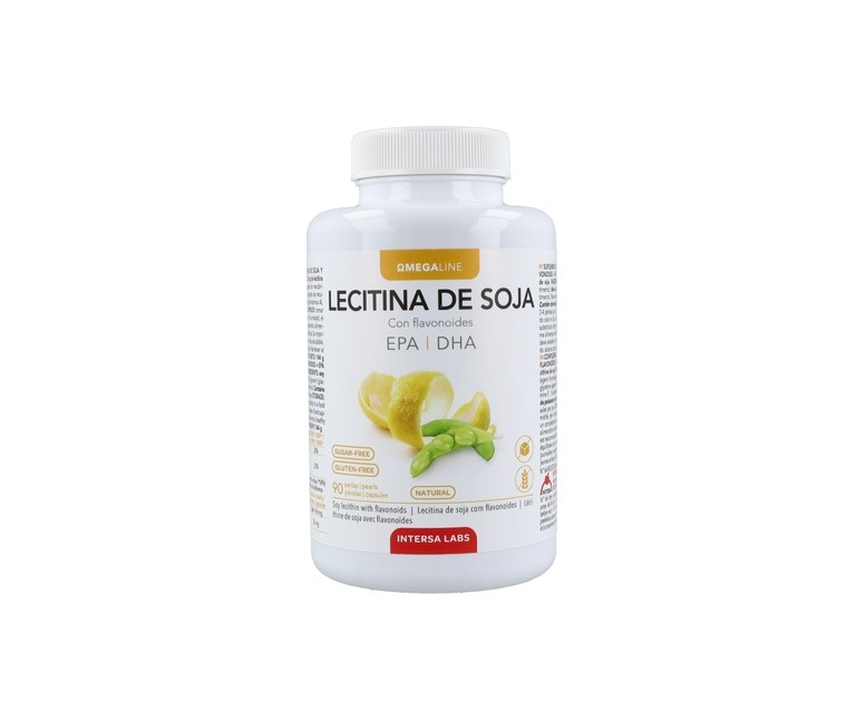 Lecitina de Soja con Flavonoides 90 perlas Intersa