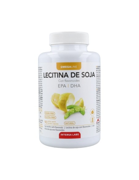 Lecitina de Soja con Flavonoides 90 perlas Intersa