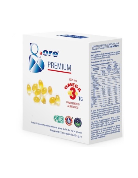 Q.ore Premium Omega 3 120 perlas Anroch Fharma