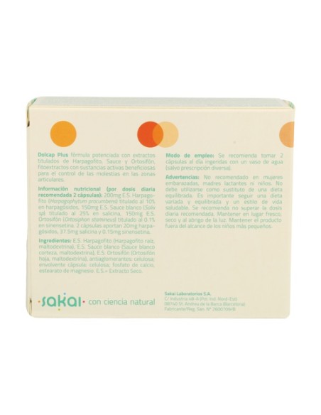 Dolcap Plus 45 cápsulas Sakai