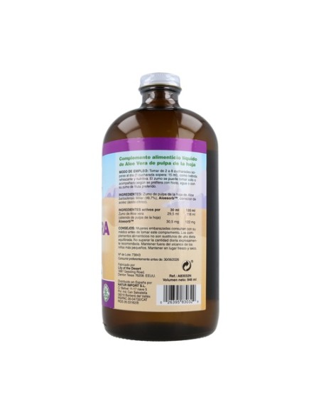 Zumo Aloe Vera (Pulpa de Hoja) 946 ml Lily of the Desert