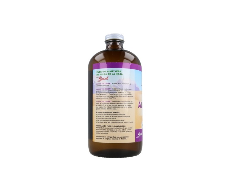 Zumo Aloe Vera (Pulpa de Hoja) 946 ml Lily of the Desert